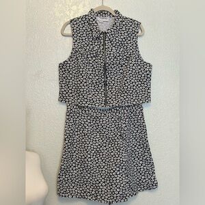 Paquette Skort And Vest Set Y2K Sunflower Vintage GUC M